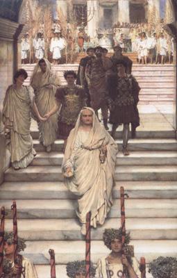 Alma-Tadema, Sir Lawrence The Triumph of Titus: AD 71 (mk23)